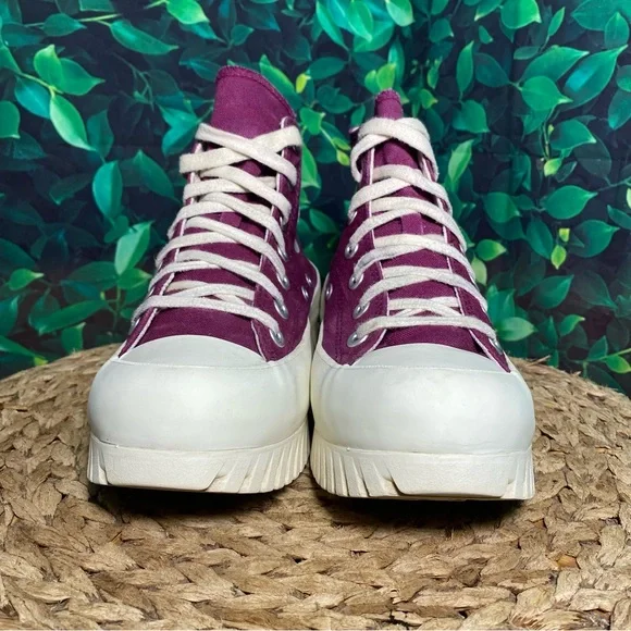 Converse ctas hi platfrom purple lift lugged - Picture 2 of 8